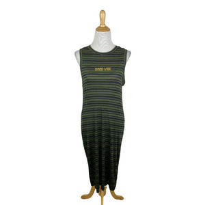 MIROH Stripe GOOD VIBES Bodycon Dress 1X
